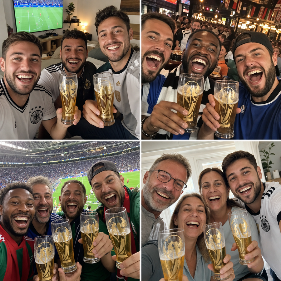 Official FIFA World Cup Glass